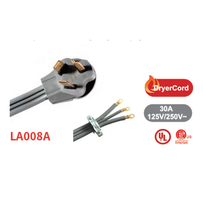 UL Standard Dryer and Range Power Cords